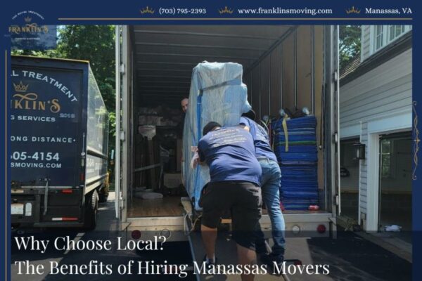 Benefits of Hiring Manassas Movers